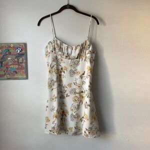 White Floral Urban Outfitters Dress